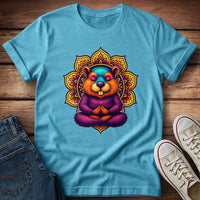 Meditating Beaver Mandala T-Shirt