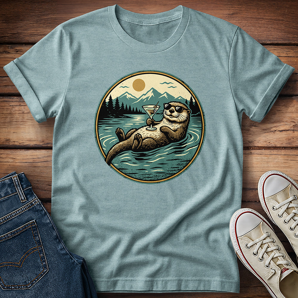 Otter Martini Happy Hour T-Shirt