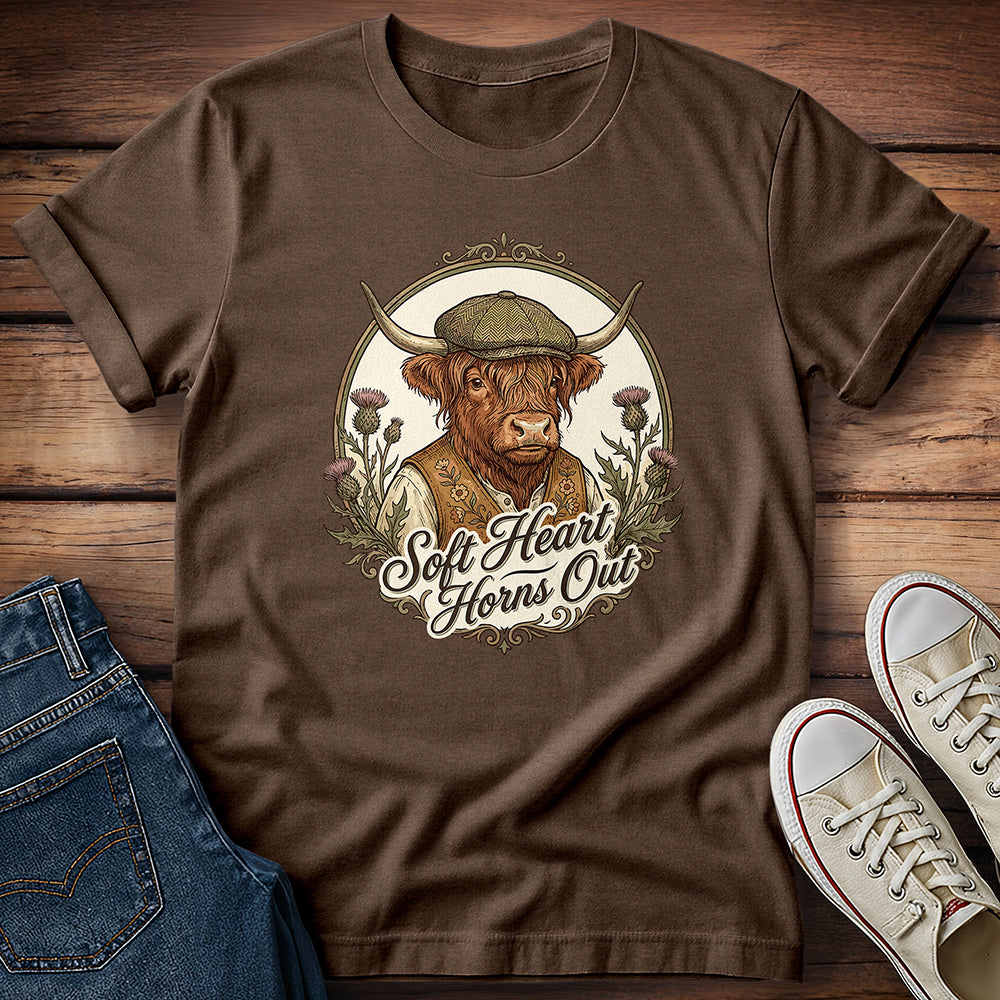Soft Heart Horns Out 2 T-Shirt
