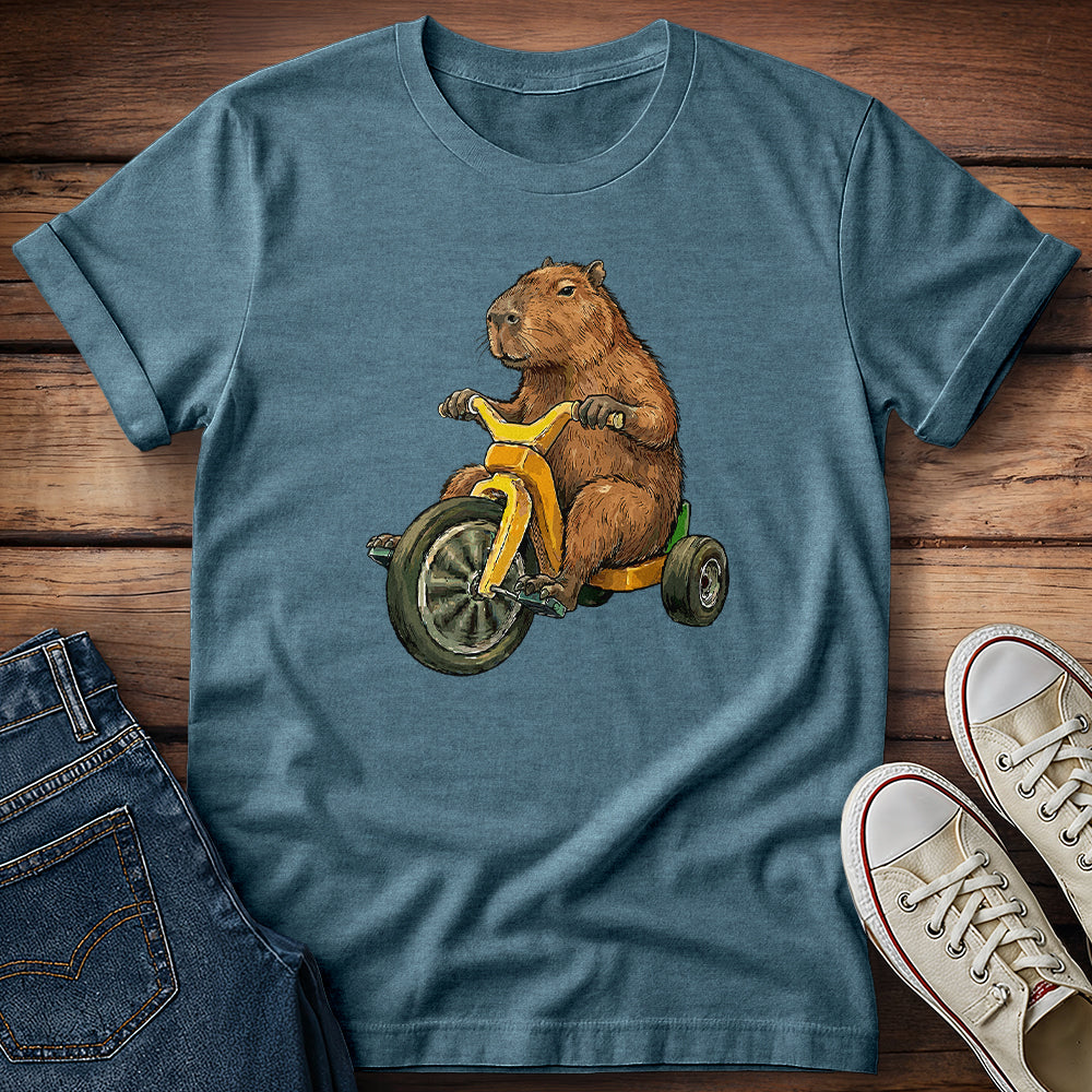 Capybara Rollin 70s Style T-Shirt