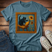 Van Gogh Cat T-Shirt