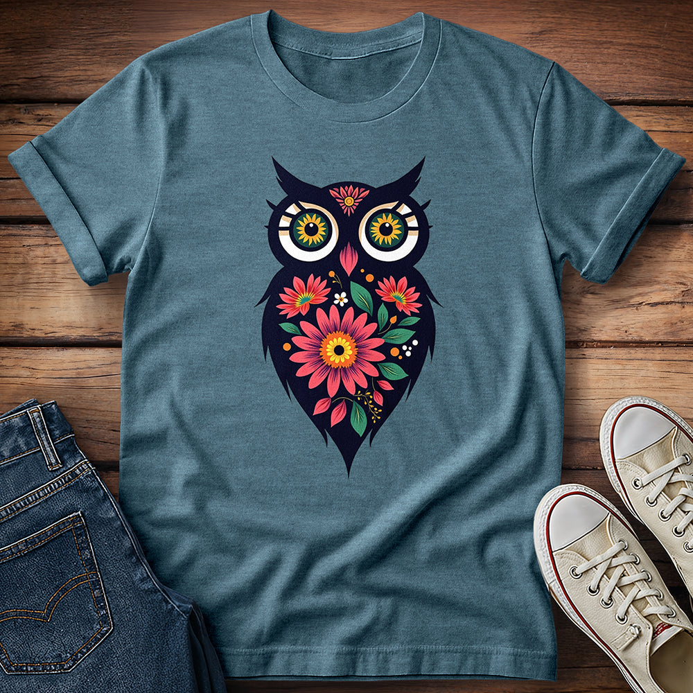Floral Owl T-Shirt