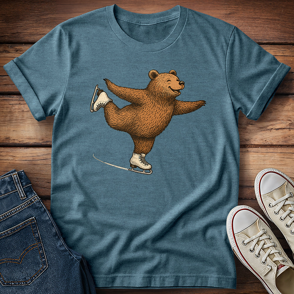 Figure Skating Bear T-Shirt