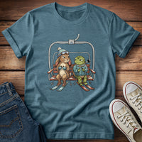Tortoise vs Hare: Ski Edition T-Shirt