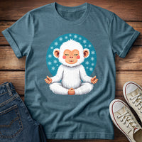 Meditating Snow Monkey T-Shirt