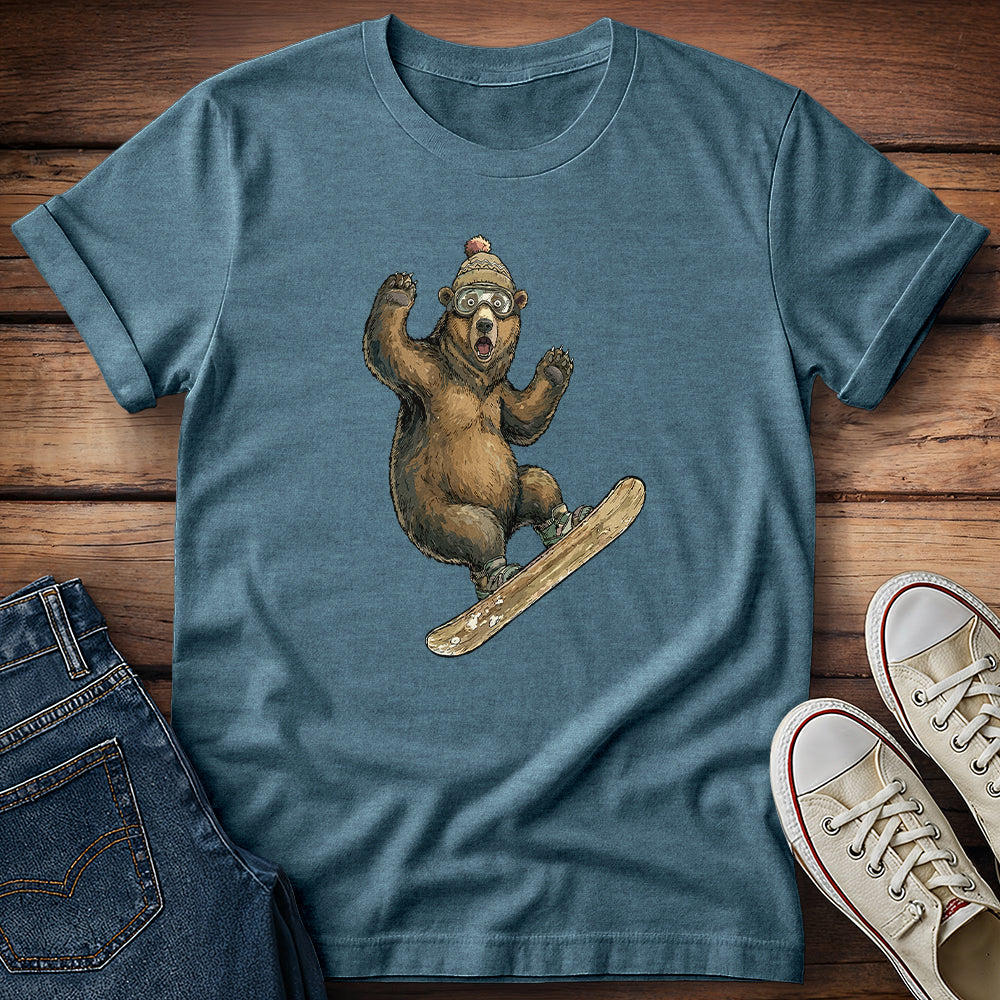 Bear Snowboarding T-Shirt