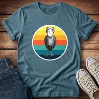 Retro Shoe-Billed Stork T-Shirt
