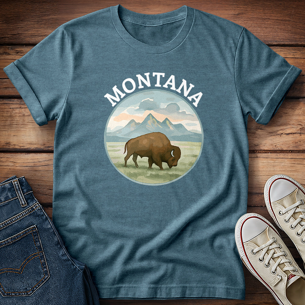 Montana Bison State of Mind T-Shirt