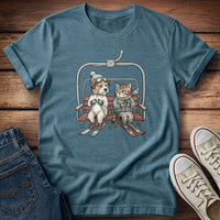 Dog & Cat - Ski You Later T-Shirt