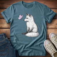 Fox and Lavender Butterfly T-Shirt