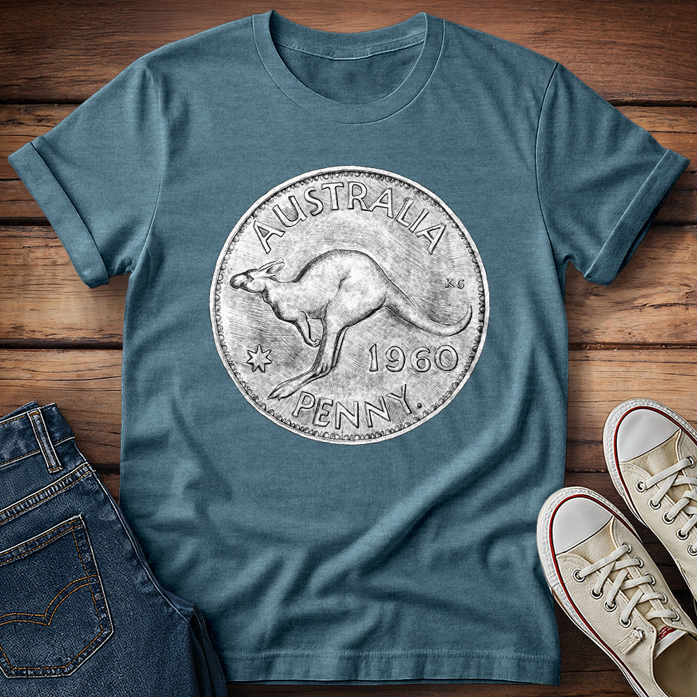 Kangaroo - Australian Coin T-Shirt