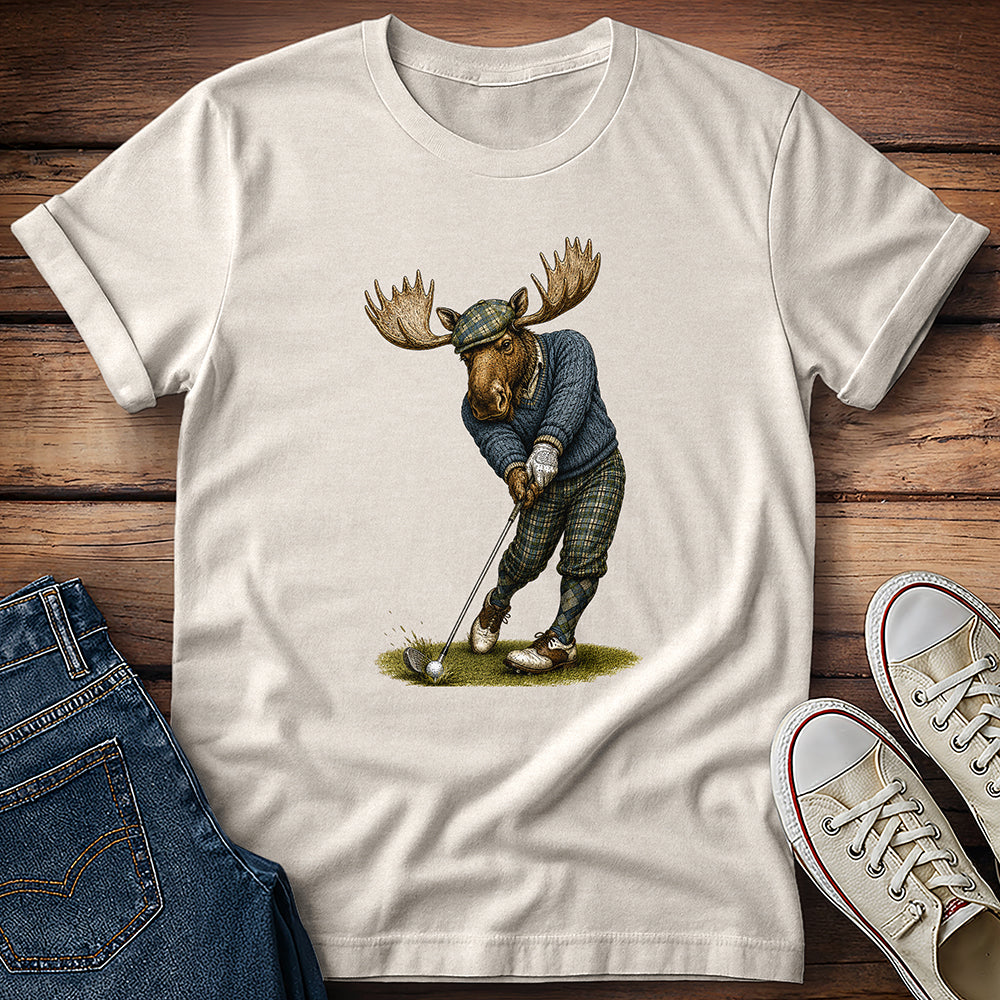Golfing Moose T-Shirt