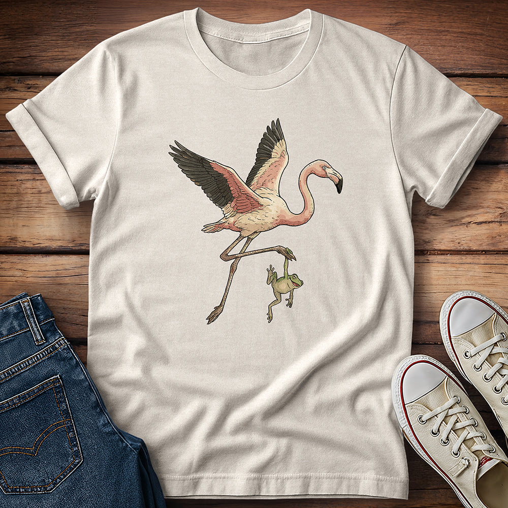 Flamingo & Frog: Wingman & Pond Partner T-Shirt