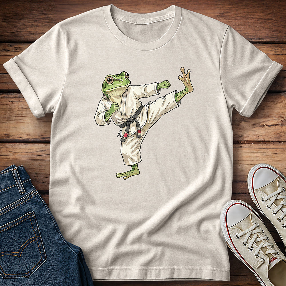 Karate Kick Frog T-Shirt