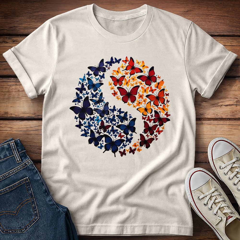 Yin Yang Butterflies T-Shirt
