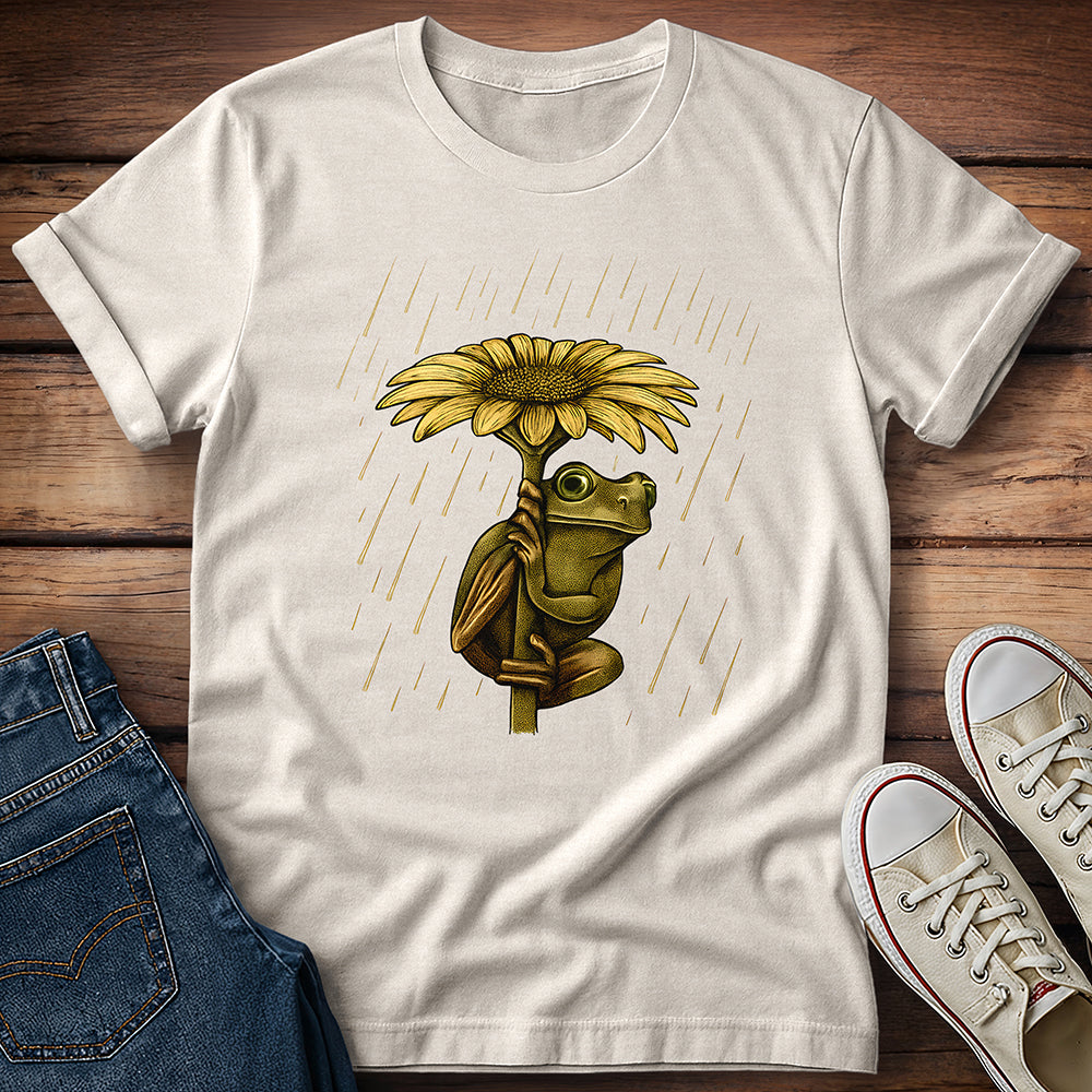 Frog Sunflower Shelter T-Shirt