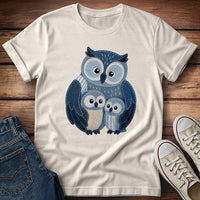 Patchwork - Owl Family T-Shirt