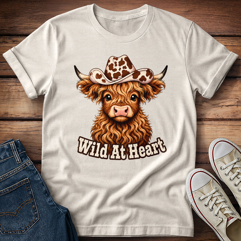 Wild at Heart - Highland Cow T-Shirt