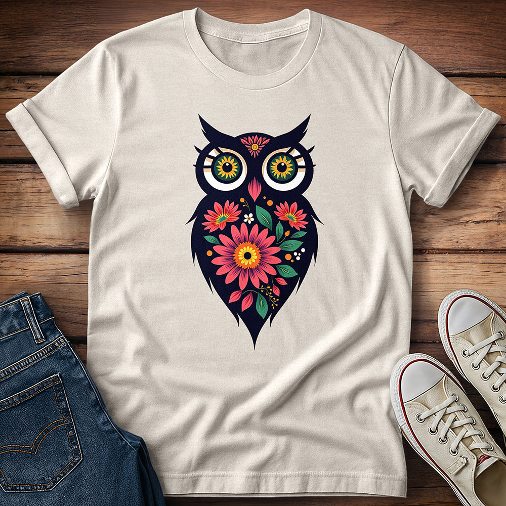 Floral Owl T-Shirt