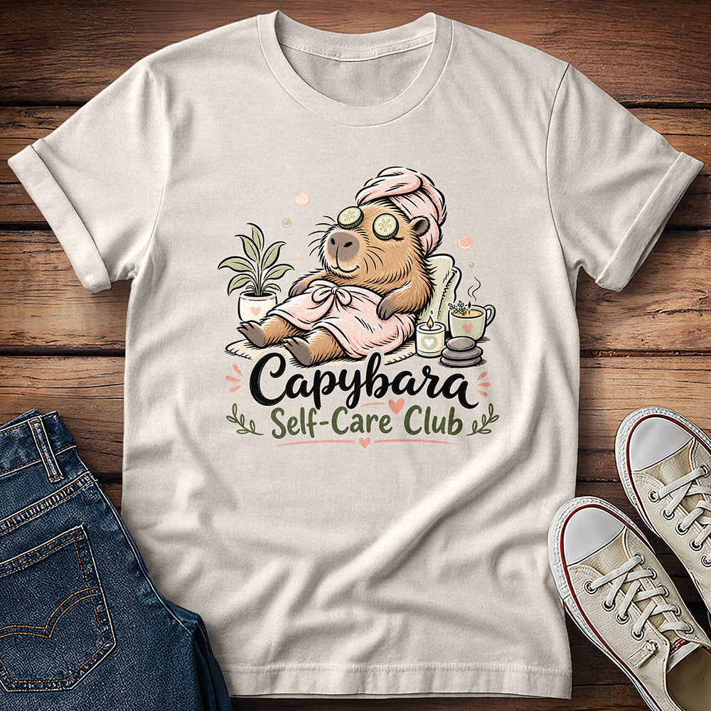 Capybara Self Care Club T-Shirt