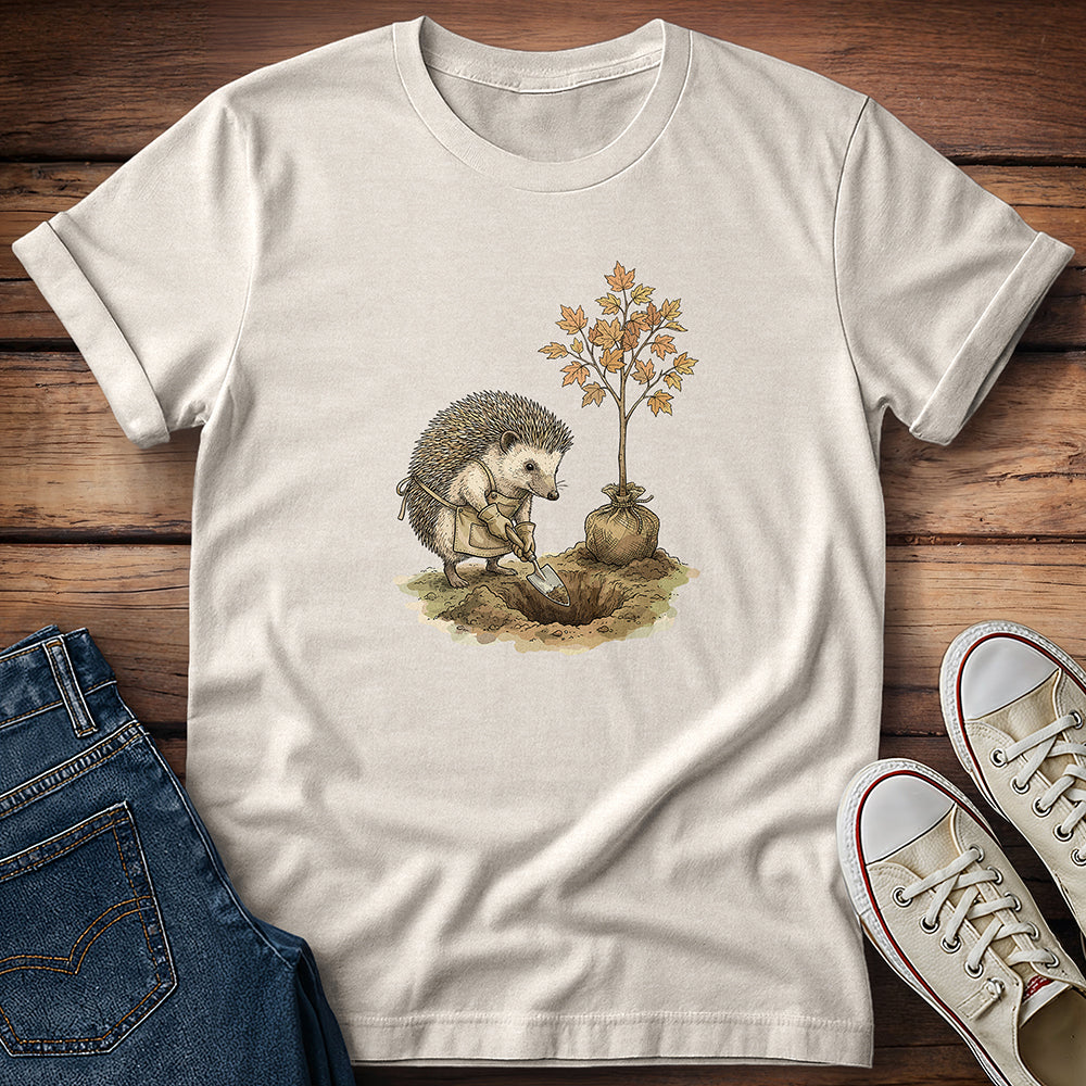 Hedgehog on Tree Duty T-Shirt