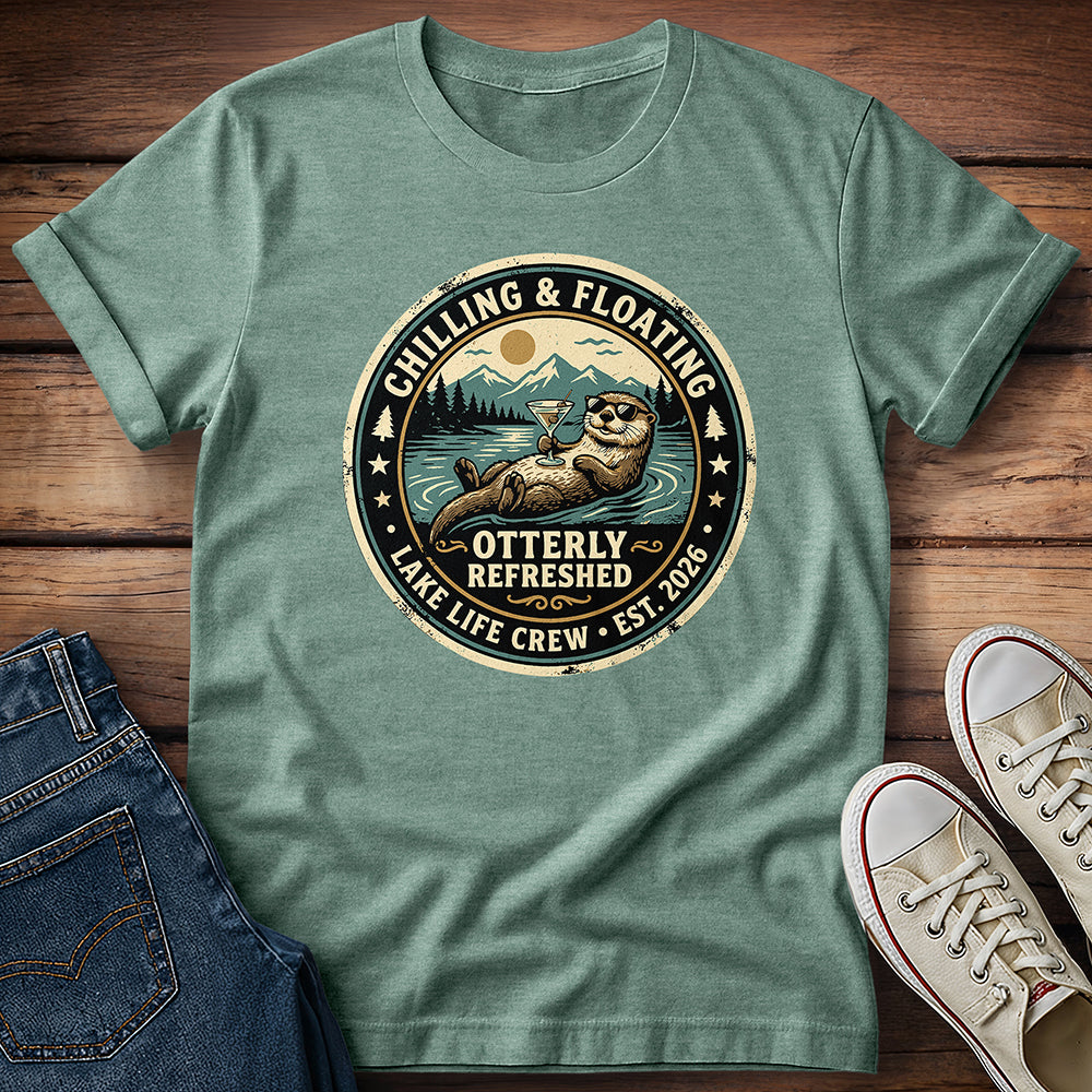 Otterly Refreshed - Lake Life Crew T-Shirt