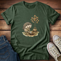 Hedgehog on Tree Duty T-Shirt