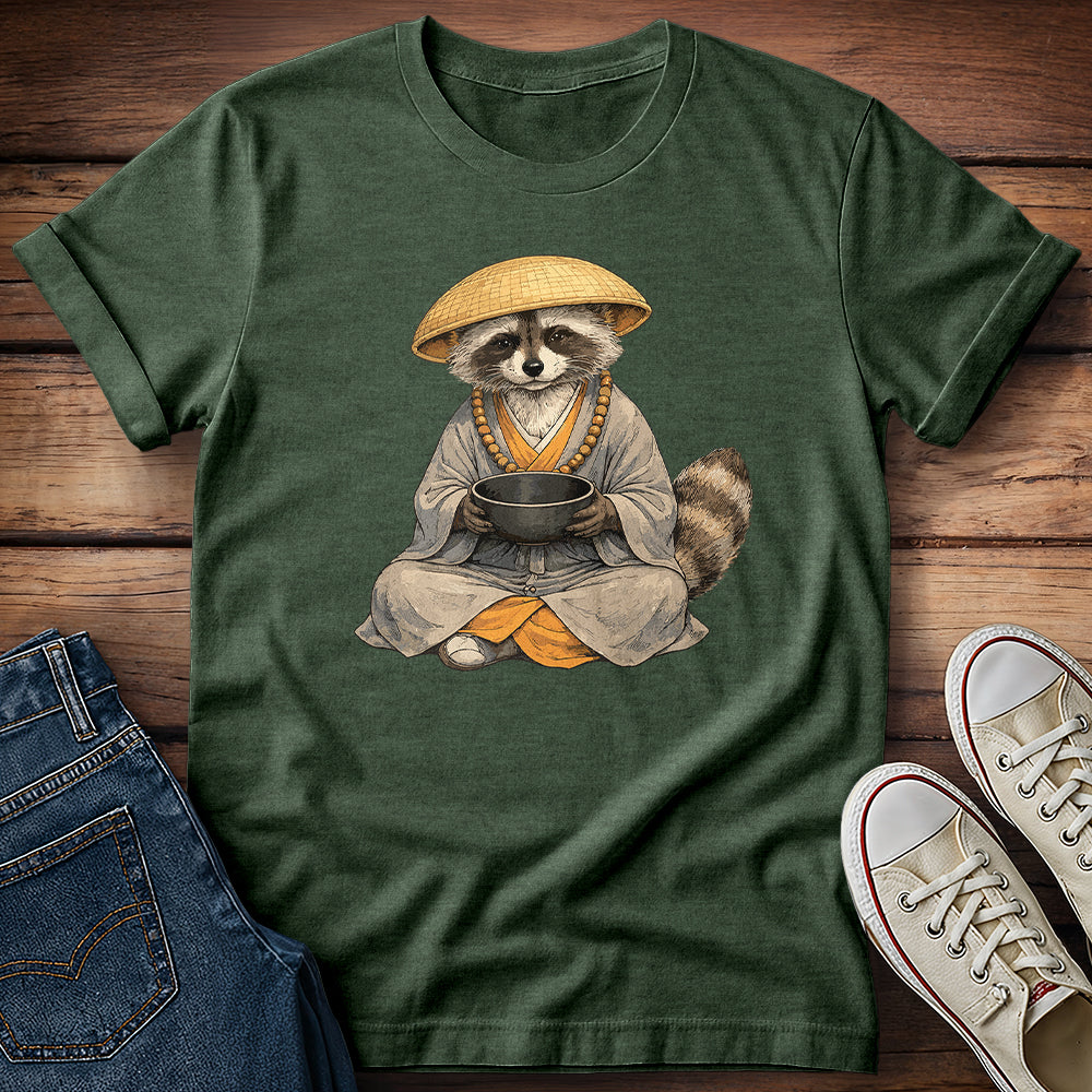 Zen Raccoon - Master of the Middle Path T-Shirt
