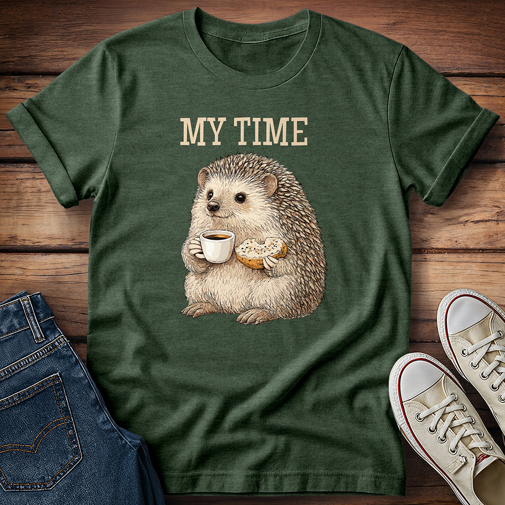 Hedgehog Coffee Time T-Shirt