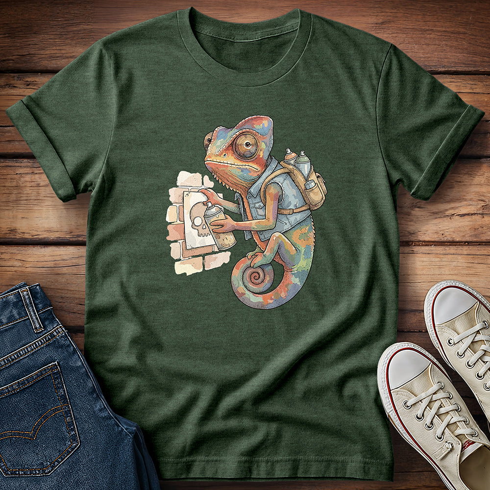 Chameleon Street Art T-Shirt