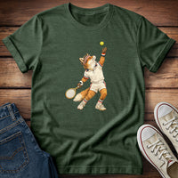 Retro Fox - Strong Serve T-Shirt
