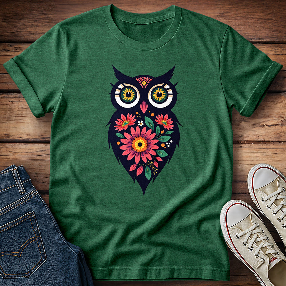 Floral Owl T-Shirt