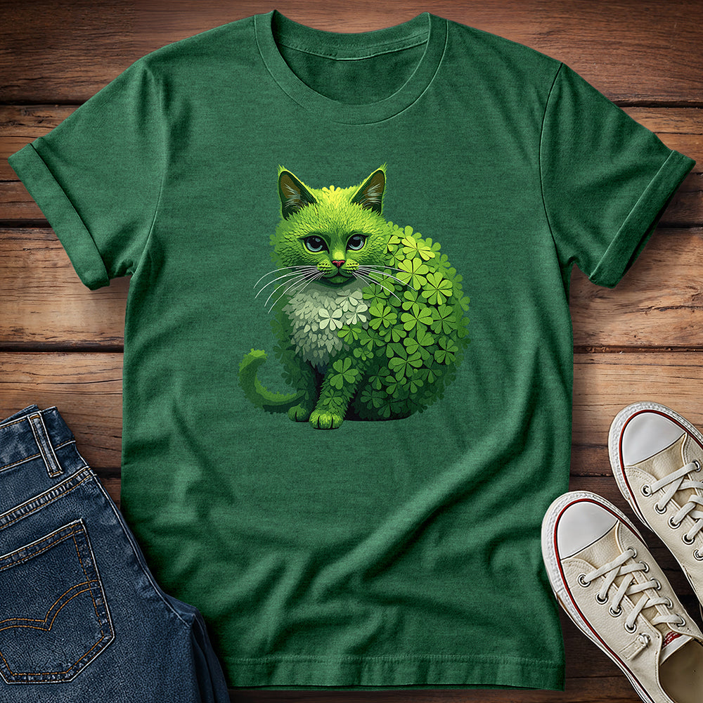 Shamrock Chubby Cat T-Shirt