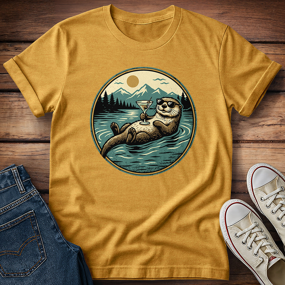 Otter Martini Happy Hour T-Shirt