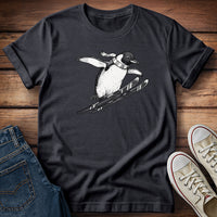 Penguin Ski Jump - Little Bird, Big Drop T-Shirt