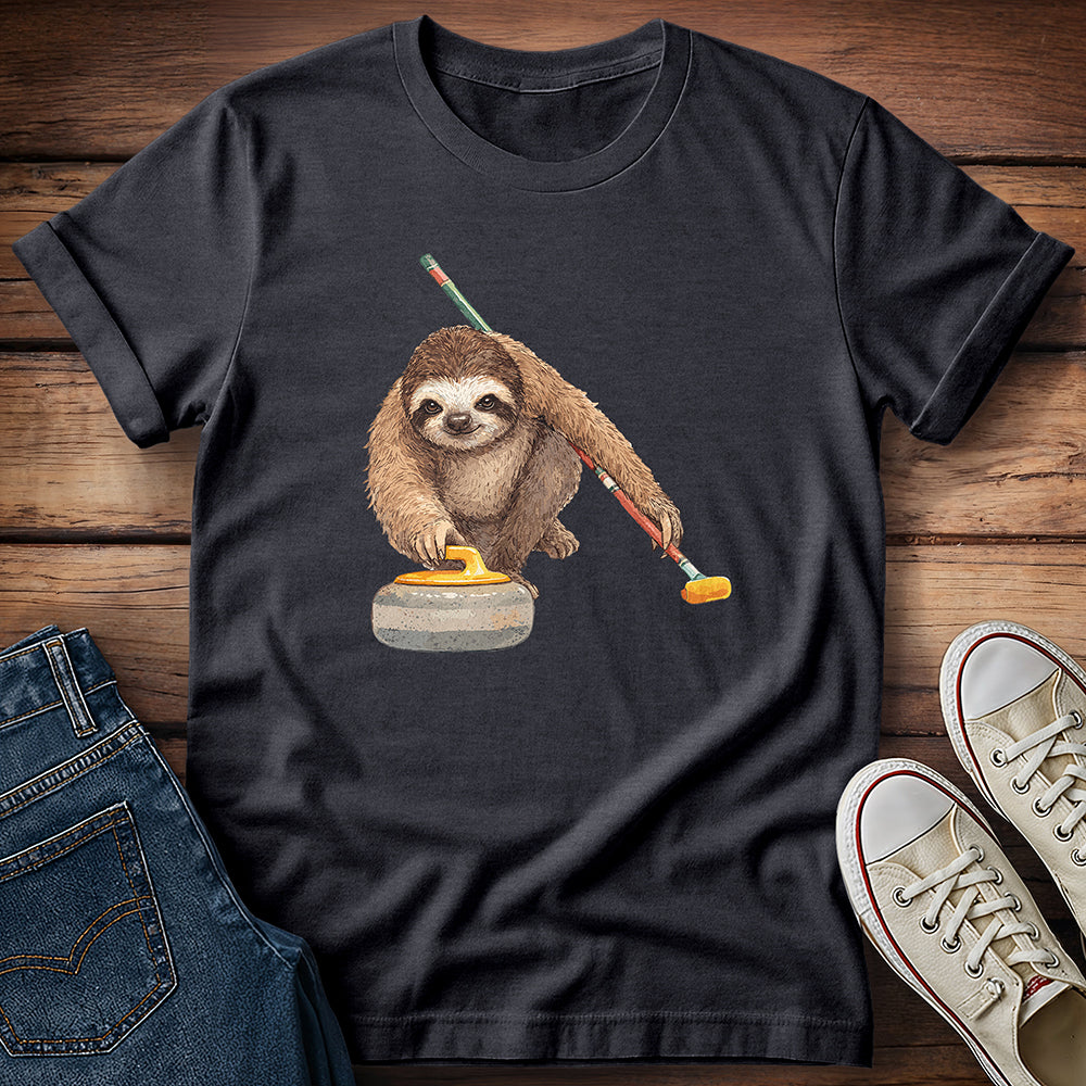Sloth Slow Sweep Curl Society T-Shirt