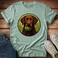Chocolate Lab Water Color T-Shirt