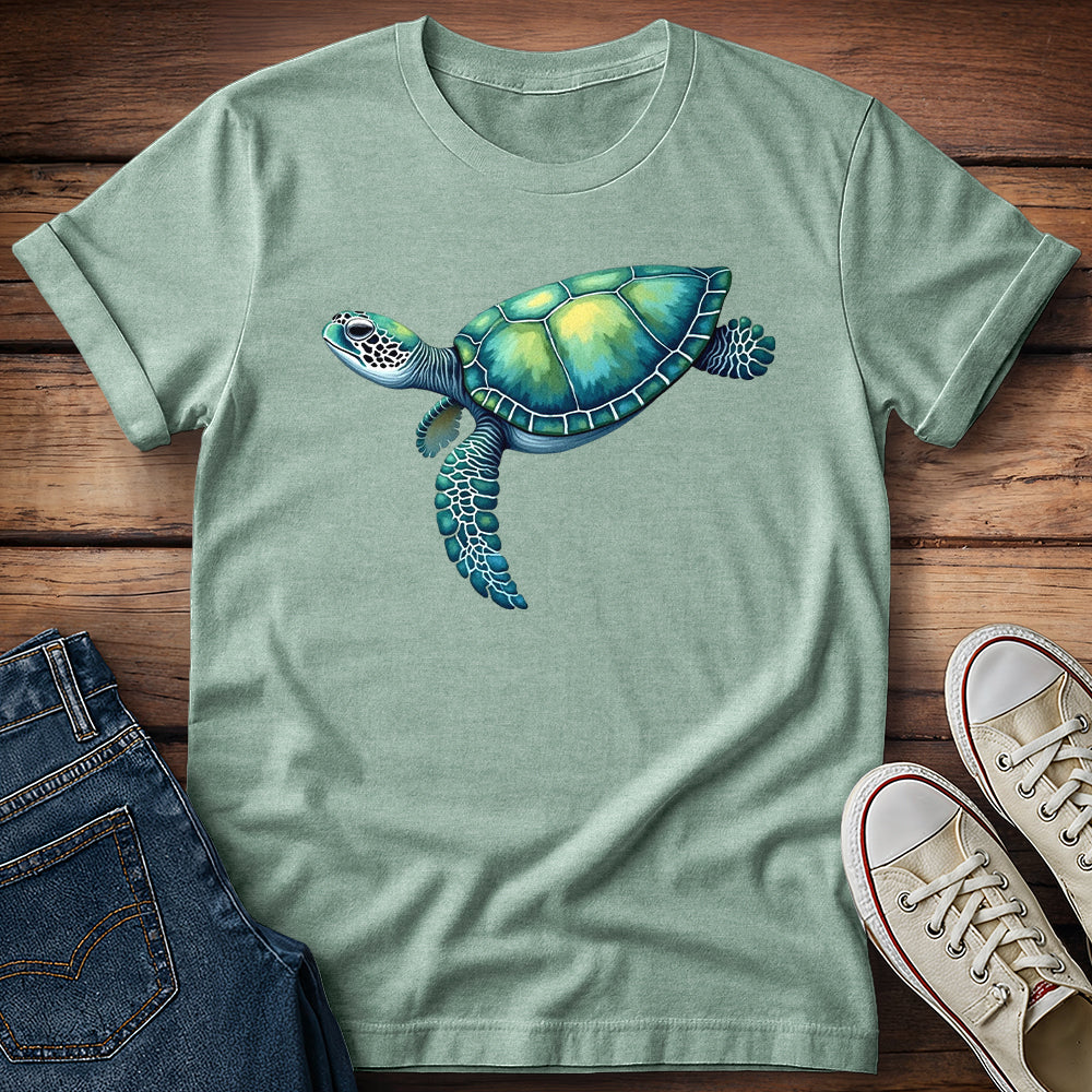 Watercolor Sea Turtle T-Shirt