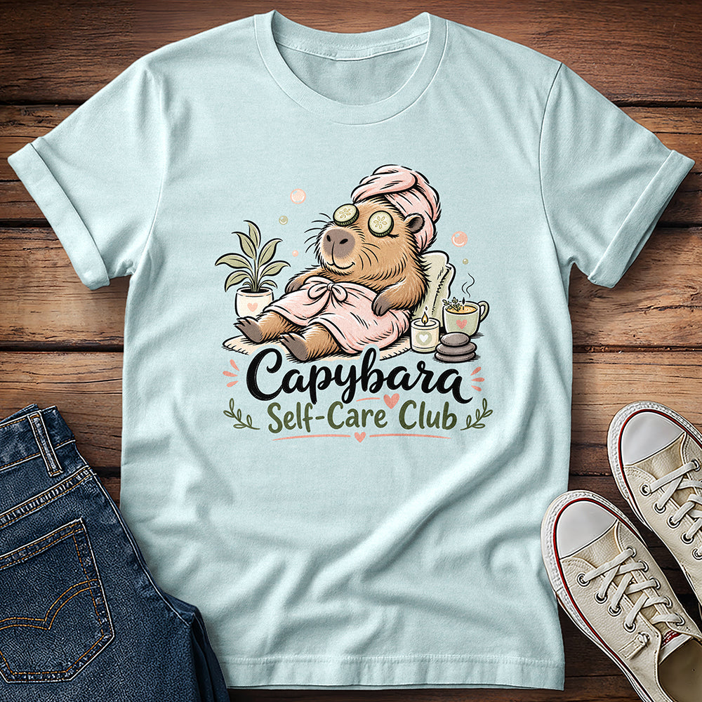 Capybara Self Care Club T-Shirt