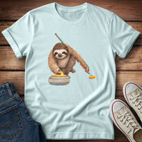 Sloth Slow Sweep Curl Society T-Shirt