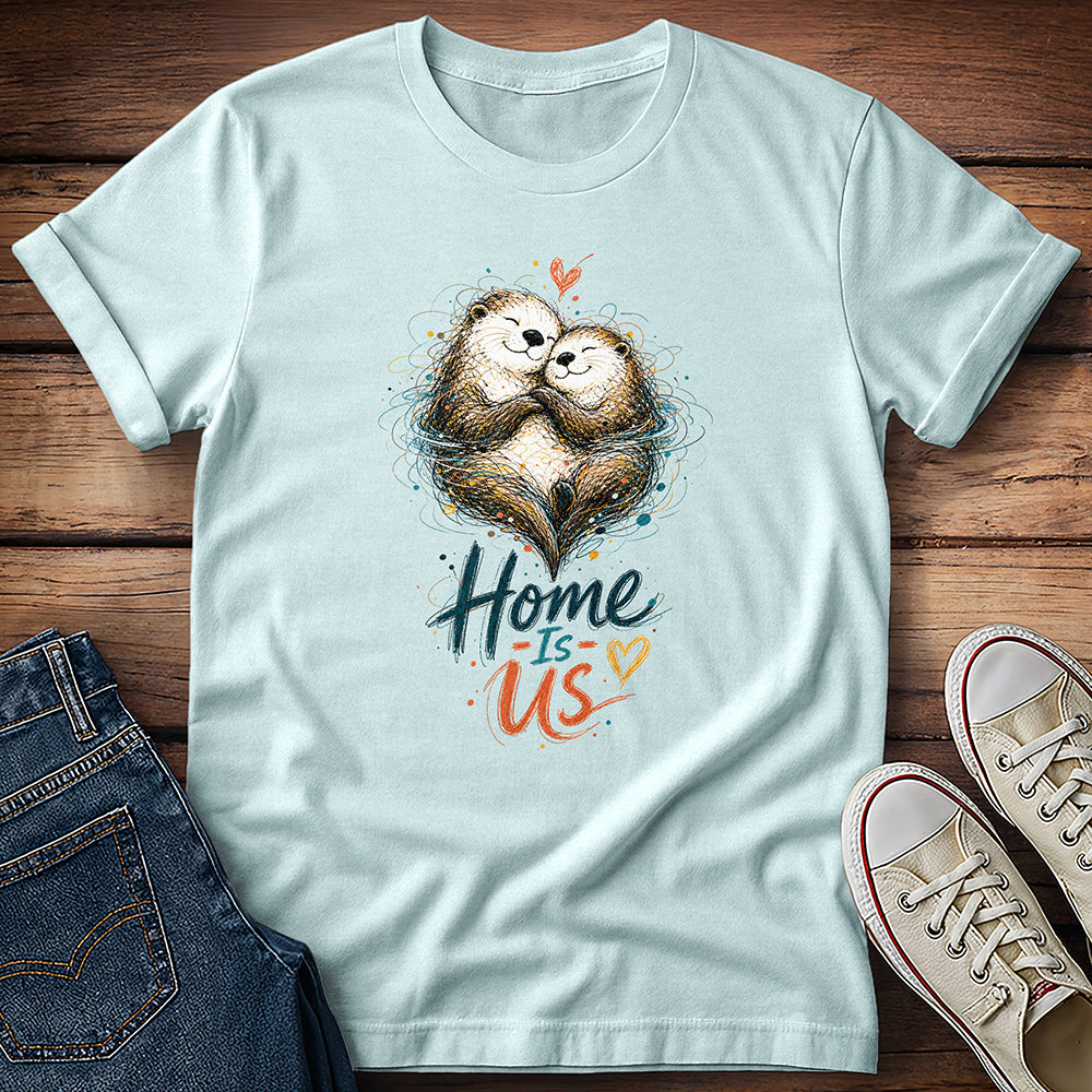 Otter Couple Goals - Home Is Us T-Shirt