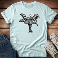 Raccoon Winter Ice Show T-Shirt