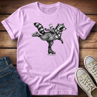 Raccoon Winter Ice Show T-Shirt