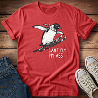 Penguin Ski Jump: Can’t Fly, Still Send It! T-Shirt