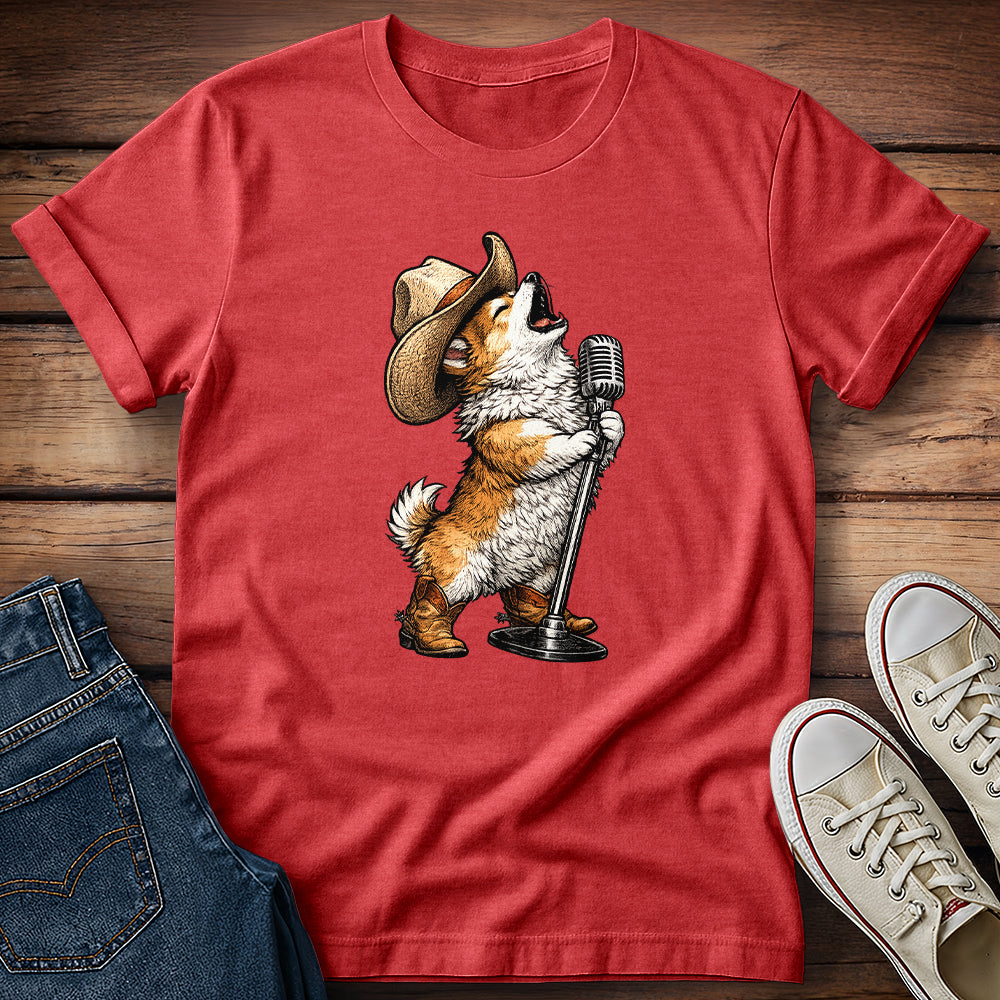 Country Western Corgi T-Shirt