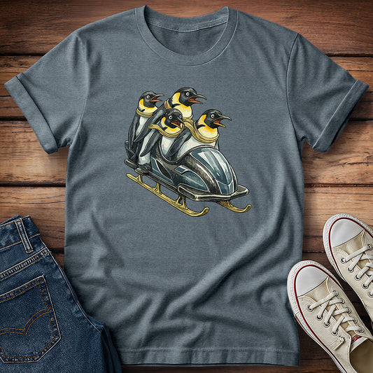 Penguin Bobsled Team T-Shirt