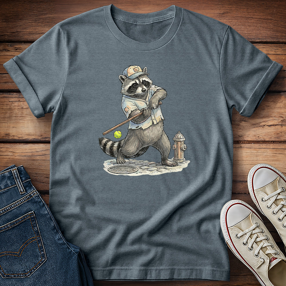 Raccoon - The Stickball Bandit T-Shirt