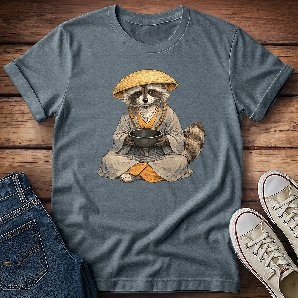 Zen Raccoon - Master of the Middle Path T-Shirt