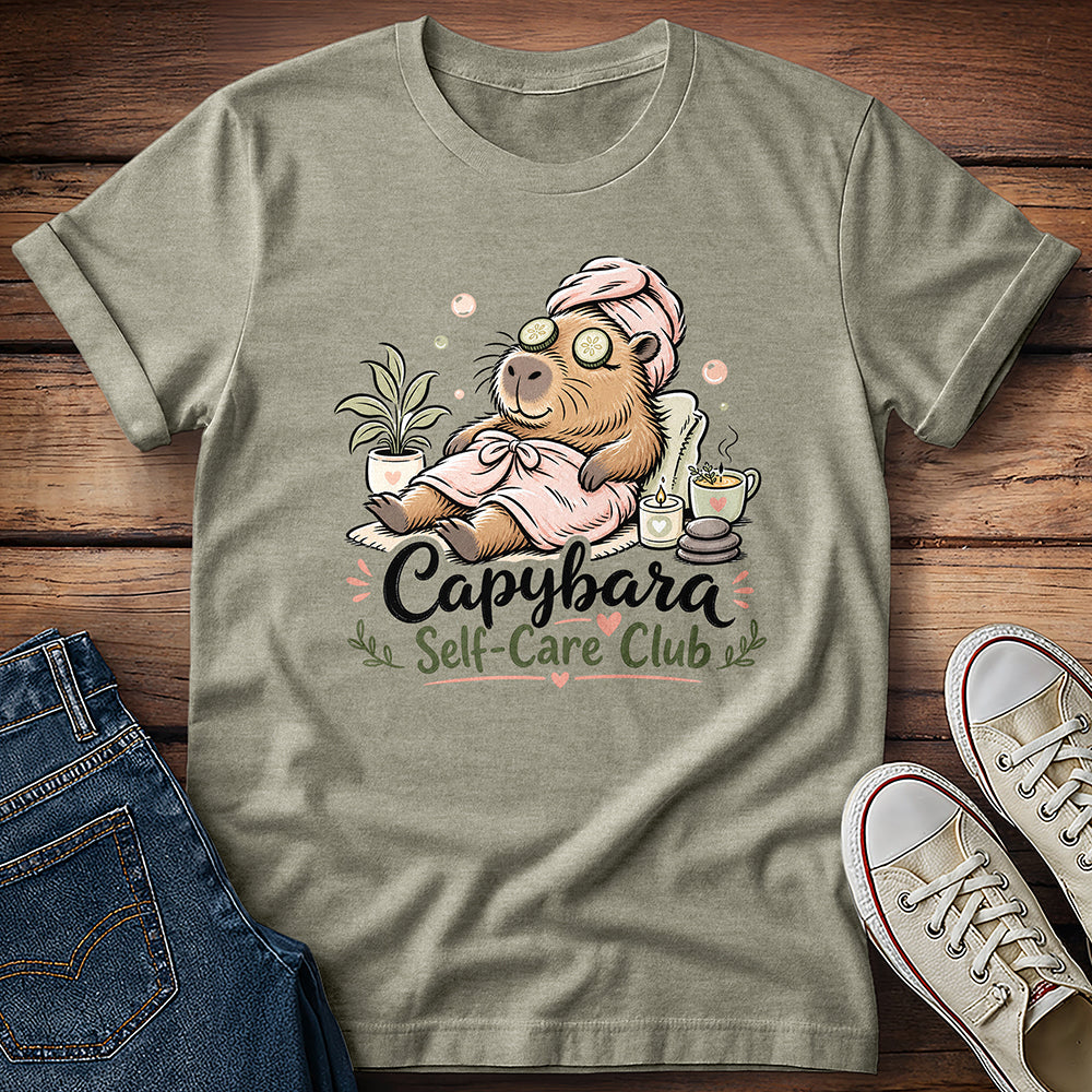 Capybara Self Care Club T-Shirt
