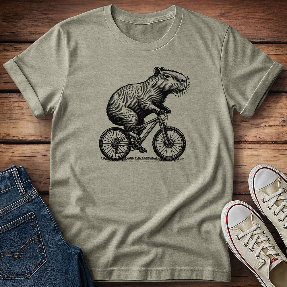 Capybara Trail Rider T-Shirt